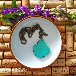 Turquoise Pendant Necklace